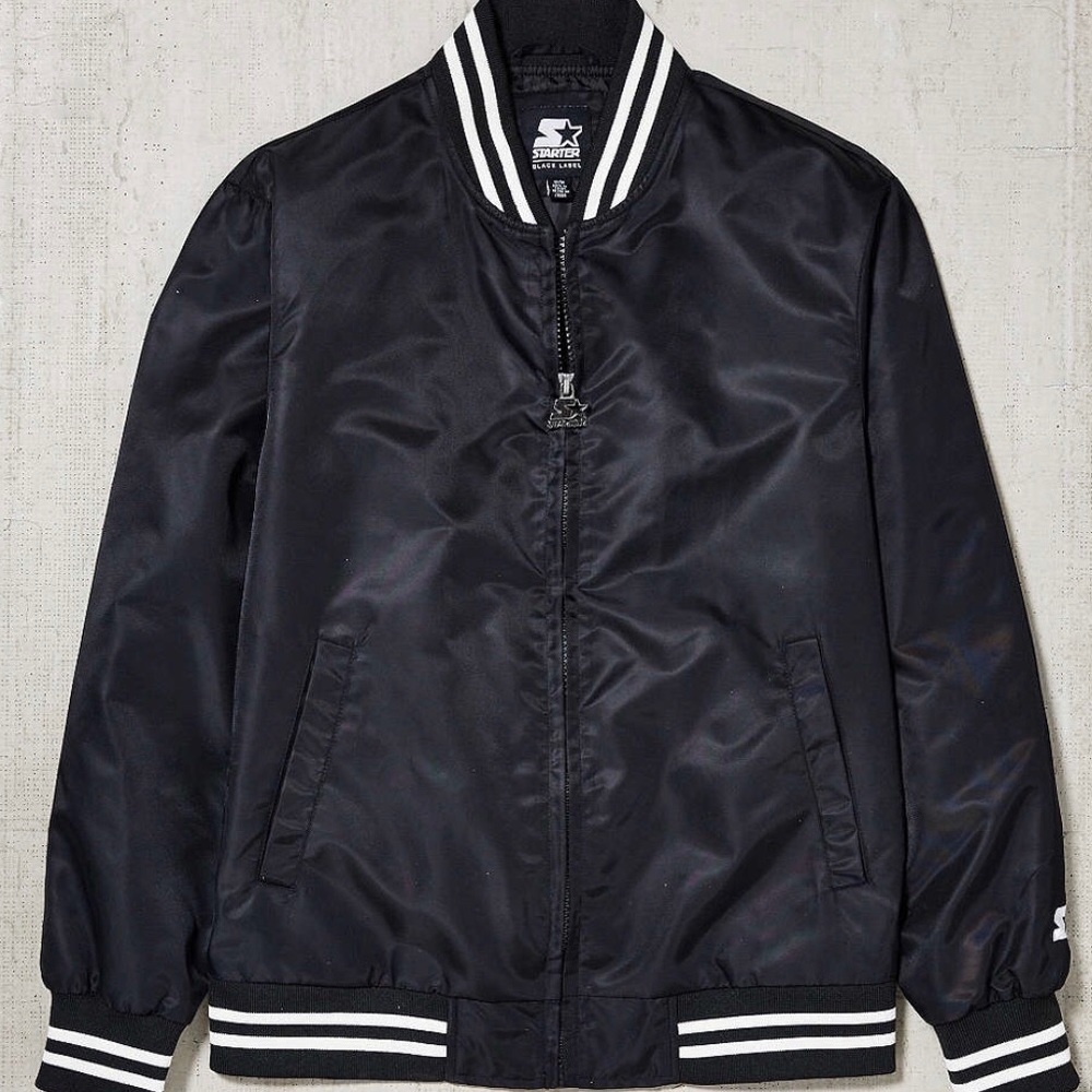 ⚡️STARTER⚡️Black Label + UO Athletic Bomber Jacket